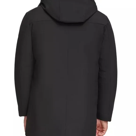 Calvin Klein NWT Parka Men's Medium Black - Waterproof - Picture 3 of 10